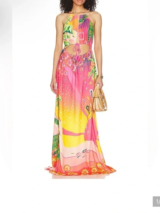 Agua Bendita X Revolve Bella Maxi Dress - Picture 1 of 4